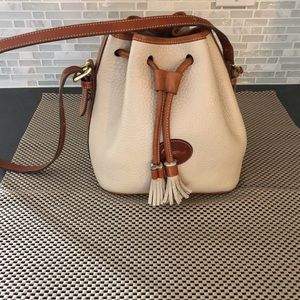 Vintage Dooney & Burke Pebble Draw String Handbag